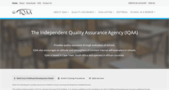 Desktop Screenshot of iqaa.co.za