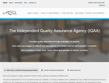 Tablet Screenshot of iqaa.co.za